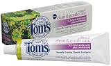 Tom's of Maine Natural Clean and Gentle SLS-Free Anticavity plus Whitening Fennel Toothpaste, 5.2 -Ounce Tubes (Pack of 6)