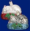 Old World Christmas Cat Nap Ornament