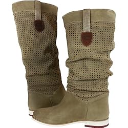 SHOOT Sommer Leder Echtleder Stiefel SH-100B Gr.36-41, Schuhgröße:38;Farbe:Beige