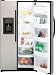 Hotpoint Stainless Look Side-by-Side Freestanding Refrigerator HSM25GFTSA image