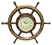 Infinity Instruments Mariner's Wheel Wall Clock