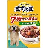 ユニ・チャーム 愛犬元気 パウチ7歳 ビーフ＆緑黄色野菜入り 70g