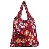 【全13柄】買い物バッグ 折り畳み式 ショッピングバッグ 新しい奇妙なエコバッグ  フラワー  Shopping Bag (6127-9)