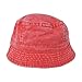 DALIX Cotton Washed Bucket Hat in (X-Large, Red)