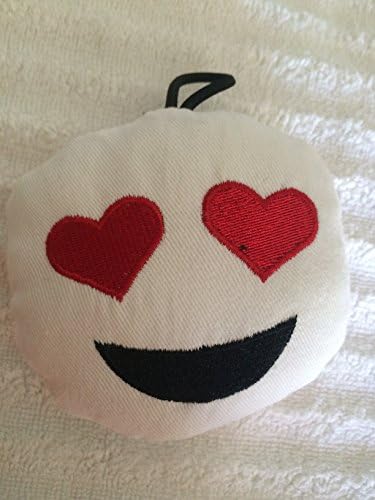 Emoji Plush Mini Pillow - Heart Eyes