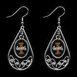 Idaho Vandals Ladies Tear Drop Crystal Dangle Earrings