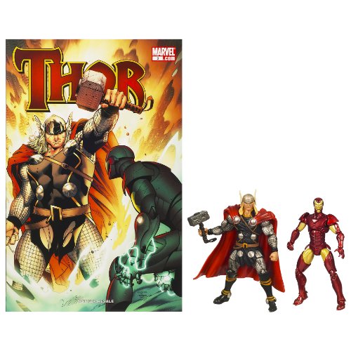 Marvel Comic 2 Pack Thor Versus Iron Man