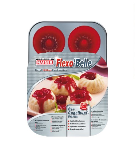 KAISER 784936 Gugelhupfform 6er Flexi Belle