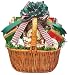 Meat, Cheese, Smoked Salmon & Nuts Gourmet Food Christmas Holiday Gift Basket - X-LARGE