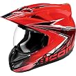Icon Salvo Men's Variant Sports Bike Racing Motorcycle Helmet - Red