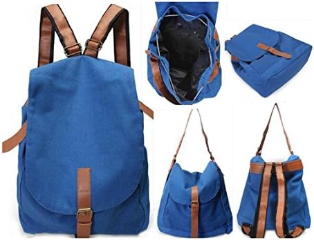 Womens Vintage Cute Travel Backpack Canvas Satchel Shoulder School Bag Rucksack