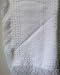 Baby Boy or Girl, White Receiving Blanket