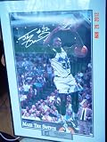 Shaquille O'Neal Autographed Miami Heat Deluxe Framed 16x20 Photo