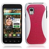 Premium - Samsung Fascinate i500 Xmatrix Rear Protex White on Hot Pink(Carr ....