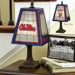 14" Art-Glass Table Lamp-Mississippi