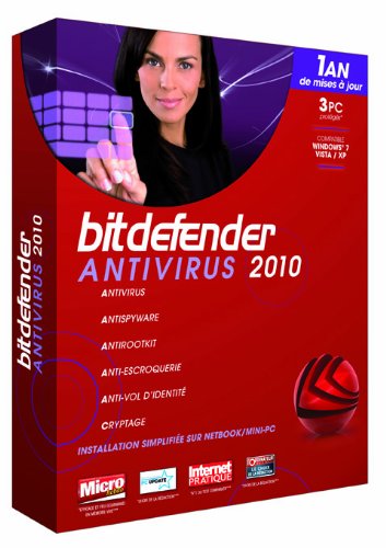 BitDefender antivirus 2010 (3 postes, 1 an)