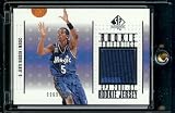 2001-02 SP Authentic Jeryl Sasser Rookie Jersey /1275 Orlando Magic Basketball Card - Mint Condition - Shipped In Protective Display Case!