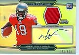 2010 Topps Platinum Authentic Mike Williams Rookie Autograph Game Worn Jersey Card