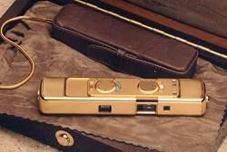 Minox LX Gold Limited Edition 8x11 mm Film Spy Camera (24k Gold Plated)
