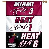NBA Miami Heat 27-by-37 inch Vertical Flag