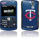 Skinit Minnesota Twins - Solid Distressed Vinyl Skin for BlackBerry Curve 8330