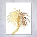 Palm Tree Foil Art Print 8x10