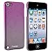 Hot Pink Raindrop Crystal Hard Back Cover Case for Apple iPod Touch 5th Generation 5G 5 Hot Pink+White-1