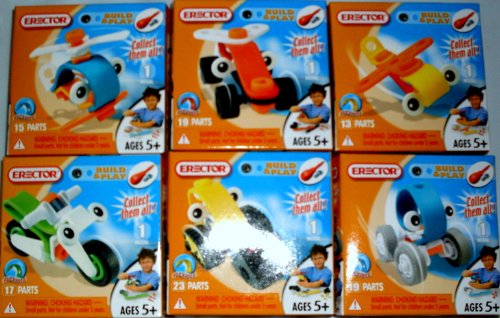 ERECTOR SETS SET OF 6 TODDLER KIDS ERECTOR SETS SET OF 6 TODDLER KIDS