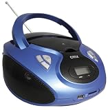 Produkt-Bild: CMX CRC 7180 Stereoradio (CD-Player, SD/MMC-Kartenleser, USB 2.0) blau/schwarz