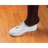 Ableware Perma-Ty Elastic Shoelaces Black 24 in.