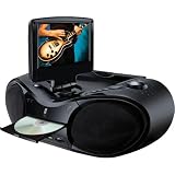 GPX BT780B 7 Inch LCD Portable TV/DVD/AM/FM Boombox