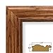 11x31 Natural oak brown custom wood picture frame / poster frame