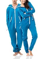 ZIPUPS Mono-Pijama Clean Cut (Turquesa)