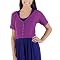 Juniors' Mossimo Supply Co. Double V-Neck Pointelle Cardigan - Italian Aster