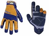 Custom Leathercraft 160XX Contractor XtraCoverage Flex Grip Work Gloves, XX Large