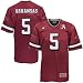 Arkansas Razorbacks #5 Cardinal Preschool Replica Football Jersey