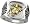 Marines Ring - Pure White Rhodium Plated Ring - Marines Military Ring - USMC - For Military gear or U.S. Marines Uniform Veteran Ring. SIZE 8