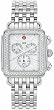 NEW MICHELE DECO XL DIAMOND STAINLESS STEEL WATCH MWW06J000008