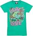 Search : Junk Food Flintstones Pebbles Bam Bam Peace Love Apple Green Juniors/Ladies T-shirt Tee
