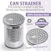 Delightly Can Drainer Strainer Colander Stainless Steel Unique No-Mess Dishwasher Safe Design