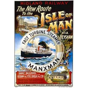 Isle of Man - Large Metal Wall Sign