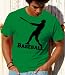 T-Shirt Baseball-S-Kellygreen-Black