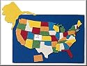 Fit-A-State Puzzle