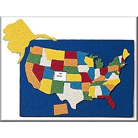 Fit-A-State Puzzle by Foam Puzzles