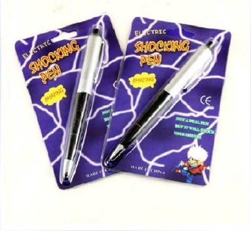Coffled?Electric Shock Metal Pen Adult Joke Gag Prank Novelty Trick Funny Toy Gift by YXK Tech