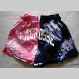 Tye Dye Lacrosse Short with Rear Print (Color/Size=Large-Navy)