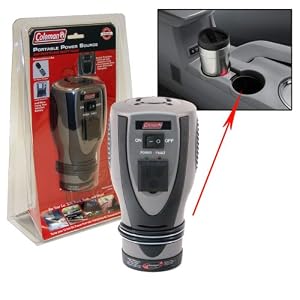 Coleman 200 Watt Cup Holder Style Power Inverter