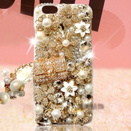 XDAYS(TM) 3D Hot Handmade Luxury Bling Jewelled Rhinestone Diamond Crystal Hard Case Cover For Smart Mobile Phones(LG G Flex D958 F340L F340S D959 LS995)