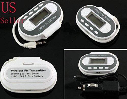 FYL 3.5mm Wireless FM Transmitter Car Charger For Samsung Galaxy S3 S4 I9500 I9505