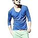 Zbrandy Men's V Neck T Shirts Half Sleeve Fitness